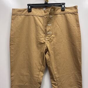 Slash Back Canvas‎ Frontier Western Trousers Men's 42 Reenactment Cosplay Pants